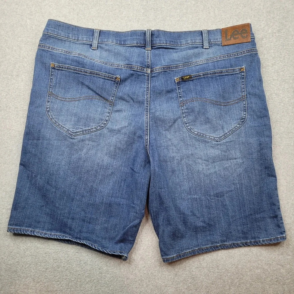 Lee Denim Shorts Mens 44 Blue Medium Wash‎ Stretch Five Pocket Casual